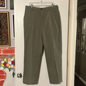 Orvis twill mens flat front pants